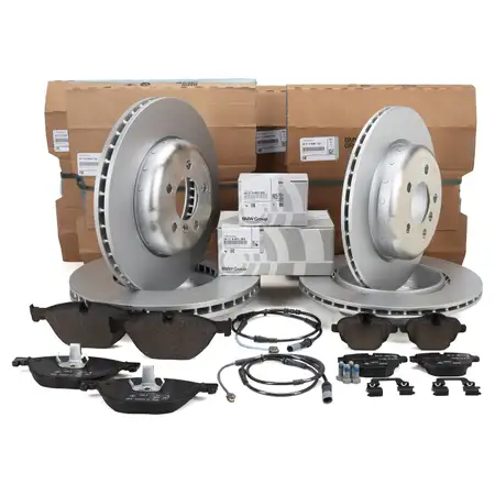 ORIGINAL BMW Bremsscheiben + Bel&auml;ge + Sensor 5er F10 528i 530i 525d 530d vorne + hinten