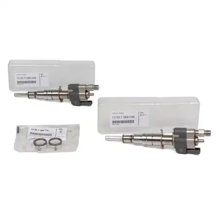 2x ORIGINAL BMW Einspritzd&uuml;se + W&auml;rmeschutzscheibe E81-88 E90-93 E60 E61 F10 F11 N43 N53
