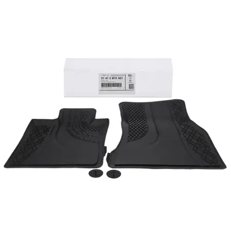 ORIGINAL BMW rubber mats Car mats Set 7 Series G11 G12 front 51475B70A01