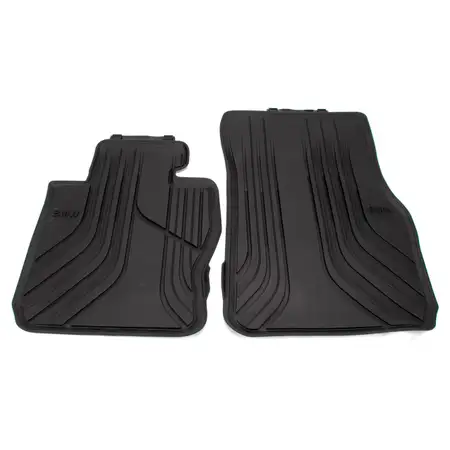 ORIGINAL BMW rubber mats, set of 3, F30, F31, F34, front, 51472339809