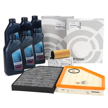 ORIGINAL BMW Filterset + 6L 0W20 Motor&ouml;l G42 230i G20/21 318-330i G22/23/26 420/430i B48