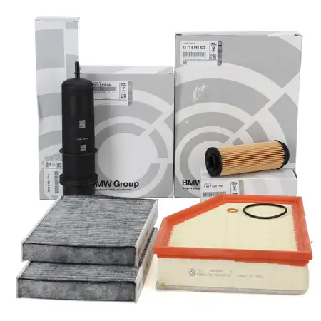 ORIGINAL BMW Filterset 4-tlg 5er G30 G31 530d 540d 6er G32 640d 8er G14 G15 840d B57
