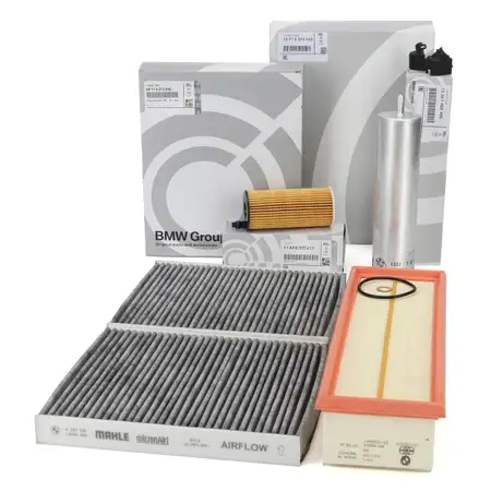 ORIGINAL BMW Filterset Filterpaket 4-tlg 5er F10 F11 518d 520d 136-211 PS B47
