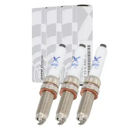 3x ORIGINAL BMW spark plug 1 Series F70 2 Series U06 F74 X1 U11 X2 U10 MINI F66 U25 B38 12125A523E0