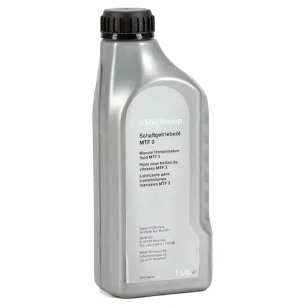 1L 1 Liter ORIGINAL BMW Schaltgetriebe&ouml;l Schalt-Getriebe&ouml;l MTF 3 83225A53CB2