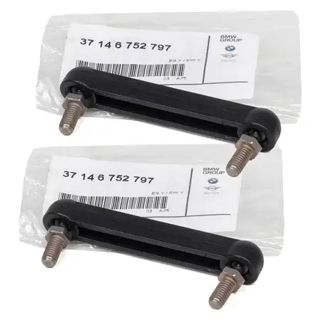 2x ORIGINAL BMW Regelstange Sensor Leuchtweitenreglung Xenon 1er 3er hinten 37146752797