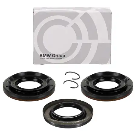 3x ORIGINAL BMW Wellendichtring Simmerring Differential Hinterachse