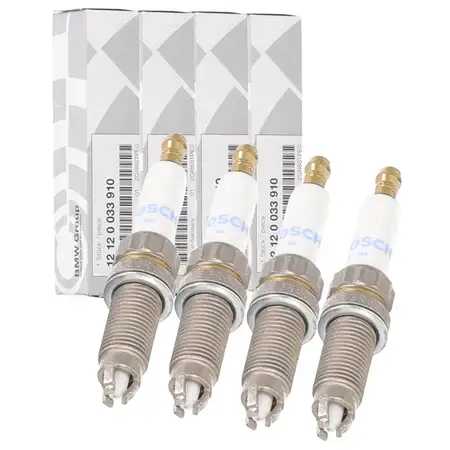 4x ORIGINAL BMW Z&uuml;ndkerze ZGR6STPE0 3er E90 320si N45 173 PS 12120033910