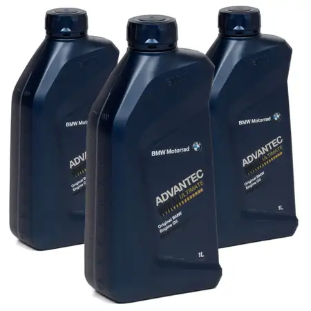 3L 3 Liter ORIGINAL BMW Motorrad Advantec Ultimate 5W-40 Motor&ouml;l &Ouml;l JASO MA2 83122405887