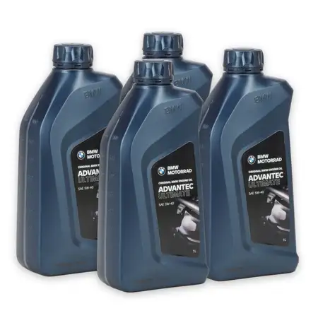 4L 4 liters ORIGINAL BMW Motorrad Advantec Ultimate 5W-40 engine oil Oil JASO MA2 83122405887
