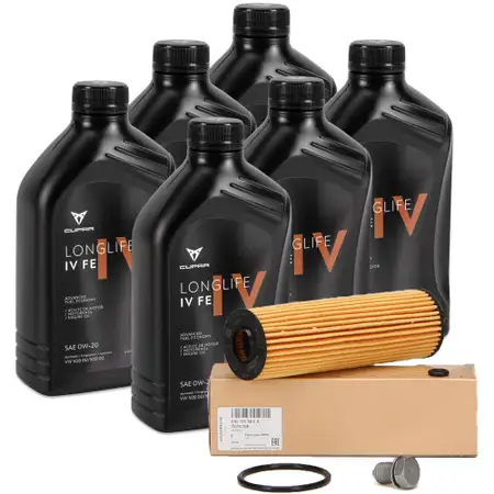 6L ORIGINAL CUPRA 0W-20 engine oil + oil filter Formentor Leon KL 2.0 TDI 150 hp