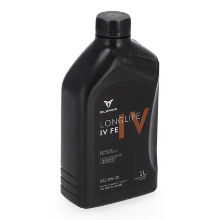 1L 1 Liter ORIGINAL CUPRA Motor&ouml;l &Ouml;l Longlife 4 IV SAE 0W-20 508.00 509.00 GS60577H2