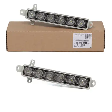 2x ORIGINAL PSA LED Tagfahrlicht Tagfahrleuchte C-Elysee (DD_) 308 II 9812662180