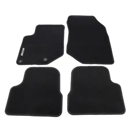 ORIGINAL Peugeot textile mats Floor mats Car mats Set of 4 208 2 1648475580