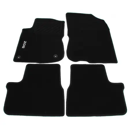ORIGINAL Peugeot velour mats Textile mats Floor mats Set 208 4-piece 1606631780