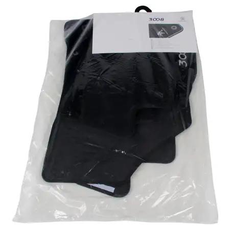 ORIGINAL Peugeot Fu&szlig;matten Automatten Satz VELOURS 3-TEILIG 9663.E2 f&uuml;r 3008