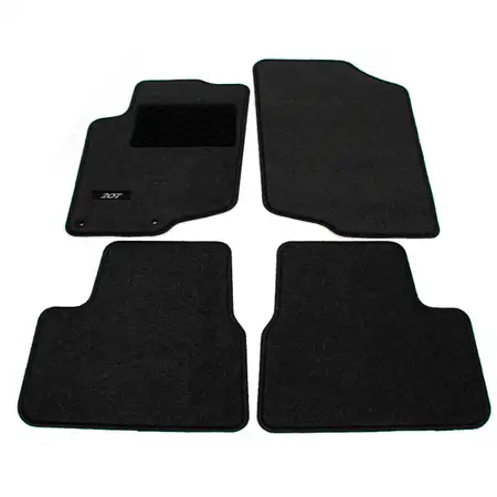 ORIGINAL Peugeot textile mats Car mats Set 207 / SW 4 pcs 9664.VG