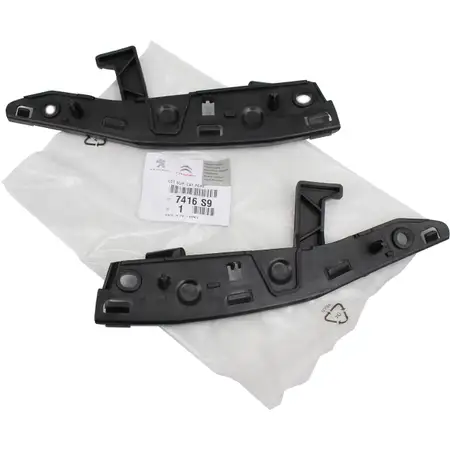 ORIGINAL Citroen bumper bracket set C3 II hatchback DS3 front 7416.S9