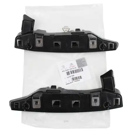 ORIGINAL Citroen bumper bracket set C4 II (B7) 5-door front 7416.W8