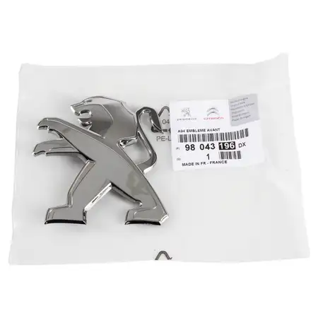 ORIGINAL Peugeot emblem logo badge FRONT 98043196DX for 2008