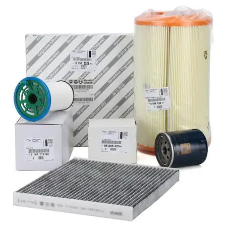 ORIGINAL Citroen Peugeot Filterset 4-tlg Jumper 2 Boxer 2.0 BlueHDi 110/130/163 PS