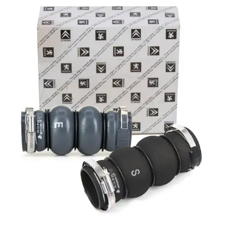 2x ORIGINAL PSA Ladeluftschlauch Berlingo C4 I Jumpy 2 307 308 I Expert Partner 1.6 HDi