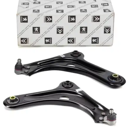 2x ORIGINAL PSA control arm + suspension joint C3 III to ORGA 15512 208 I front lower