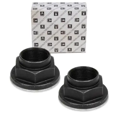 2xORIGINAL Citroen Peugeot Mutter Achsmutter Radnabe JUMPER 1 2 BOXER 3739.27