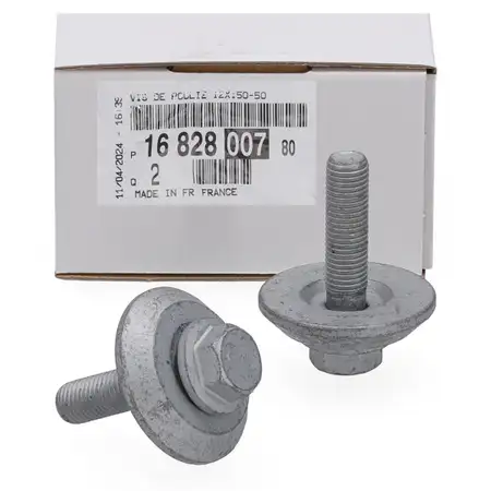 2x ORIGINAL PSA bolt pulley crankshaft M12x150 1682800780