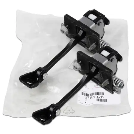 2x ORIGINAL Citroen T&uuml;rfeststeller T&uuml;rfangband DS3 (SA_) vorne 9181.Q8