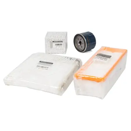 ORIGINAL DACIA Filter Set Filter Package 3-piece Duster (HS_) Logan Sandero 1.5 dCi 75-110 hp