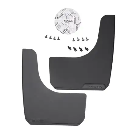 2x ORIGINAL Dacia mud flaps Dokker Sandero 1 2 Logan 1 2 front or rear 7717301274