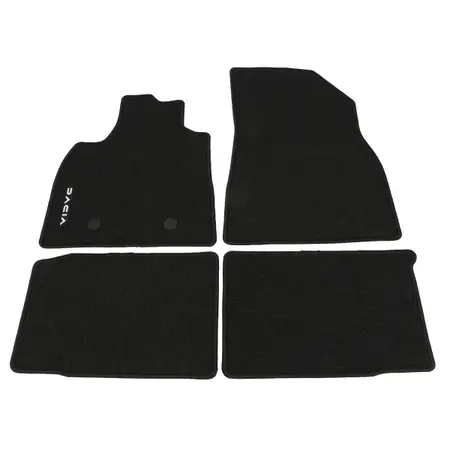 ORIGINAL Dacia textile mats, floor mat set, anthracite, 4 pieces, Bigster 1.8 FHEV 749M63255R