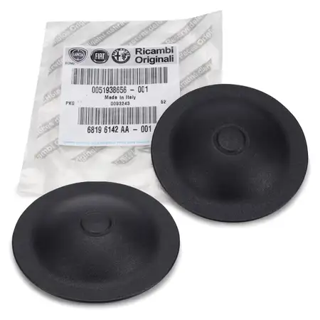 2x ORIGINAL Fiat Abarth strut bearing spring cap cover 500 500C 500e 595 front 51938656