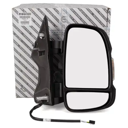 ORIGINAL Fiat exterior mirror, side mirror, electrically heated, Ducato 250, right, 735773344