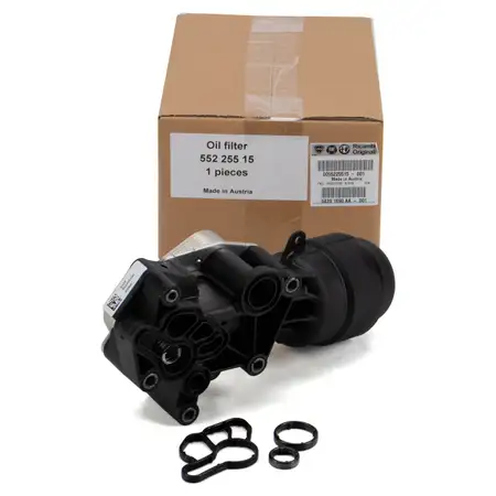 ORIGINAL Fiat Lancia Alfa oil filter housing + oil filter 500 Punto Mito Ypsilon 0.9 55225515