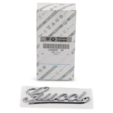 ORIGINAL Fiat emblem logo badge tailgate GUCCI 735538792 for 500 (312)