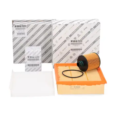 ORIGINAL Fiat Filterset 3-tlg Doblo (263_) 1.6/2.0 D Multijet 90-135 PS MIT Start-Stopp