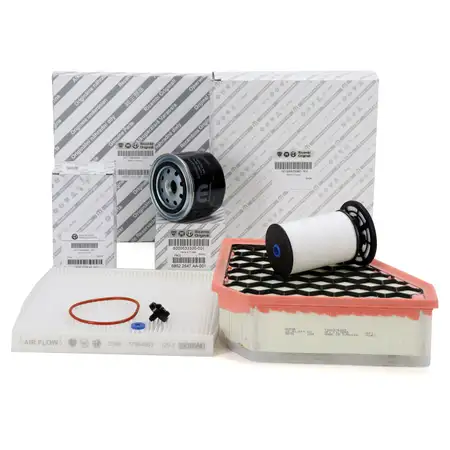 ORIGINAL FIAT Filter Set, 4 pcs Ducato (250_) 140/160/180 Multijet 2.3 D 140/160/177 hp