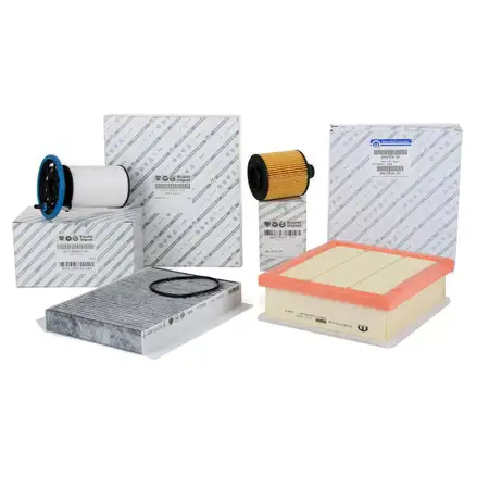 ORIGINAL Fiat inspection kit filter package 500X (334_) 1.6/2.0D Multijet 114-140 hp