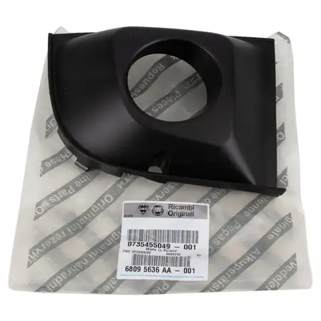 ORIGINAL Fiat Abarth Kappe Abdeckung Nebelscheinwerfer 500 / C 312 vorne rechts 735455049