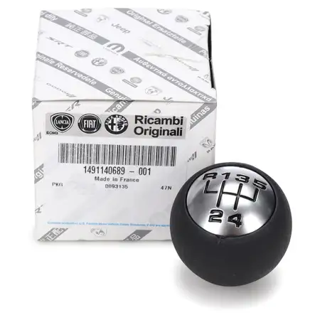 ORIGINAL Fiat Schaltknauf Schalthebel 5-Gang Schaltung Scudo Ulysse 1491140689