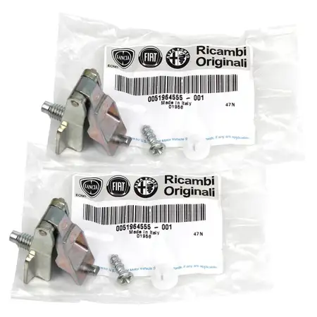 2x ORIGINAL Fiat repair kit hinge outer door handle 500 / C (312_) 51964555