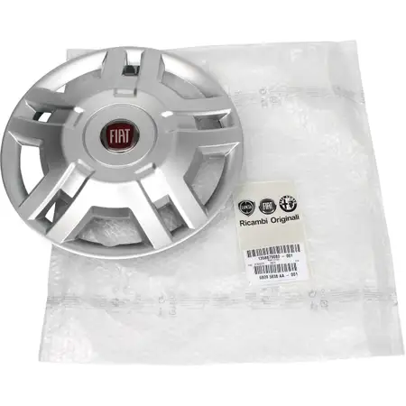 1x Original Fiat hubcap wheel trim 15 inch silver Ducato 250 1358879080