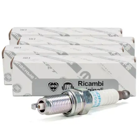 4x ORIGINAL Fiat spark plug 500 500X Bravo Idea Punto Tipo 1.4 1.6 1.8 55259565