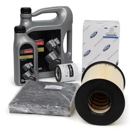 ORIGINAL Ford inspection kit + 6L engine oil 5W30 for FOCUS III MK3 2.0 ST