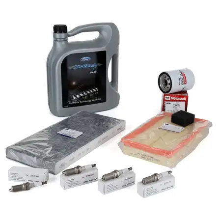 ORIGINAL Ford inspection kit + 5 liters of 5W30 engine oil for FOCUS I MK1 1.6-2.0 16V