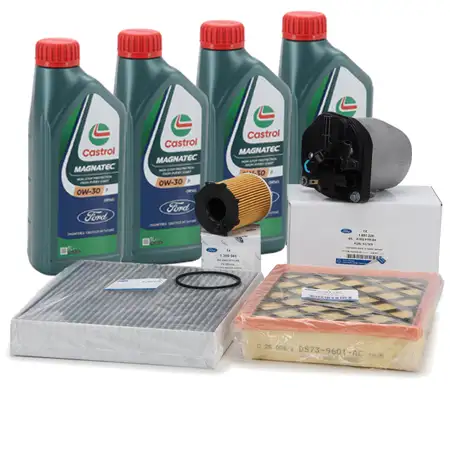 ORIGINAL Ford inspection kit + 4 liters of D 0W30 engine oil MONDEO V 1.6 TDCi 115 hp