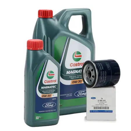 6L CASTROL MAGNATEC 0W-30 D + filter 2193141 Focus Galaxy Mondeo 5 2.0 TDCi