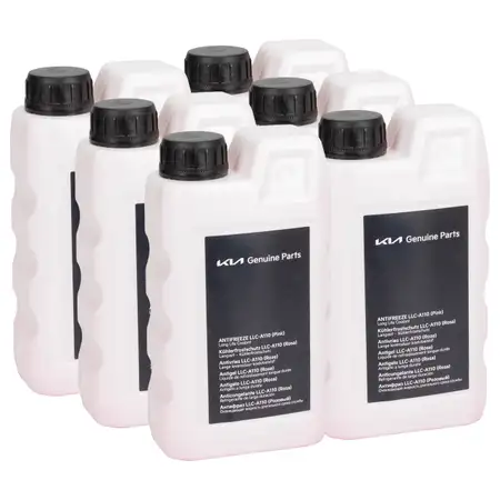 6L 6 Liter ORIGINAL Kia Frostschutz K&uuml;hlerfrostschutz Konzentrat LLC-A110 66927ADEP02